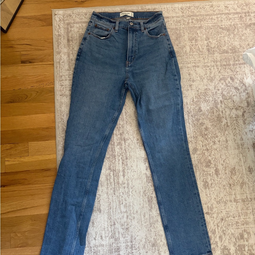 Abercrombie & Fitch High Rise Blue Jeans
